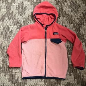 Girls Patagonia fleece jacket